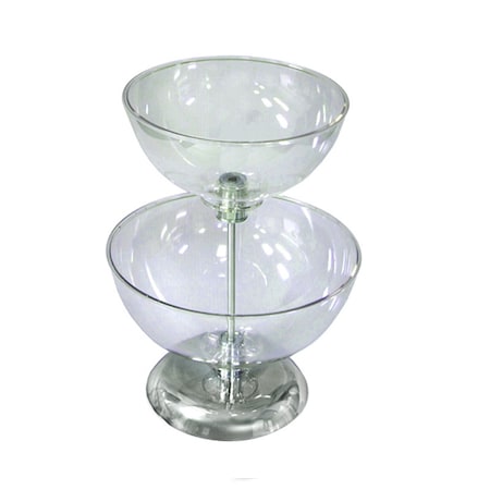 Azar Displays Two-Tier 10" & 12" Bowl Counter Display 720204